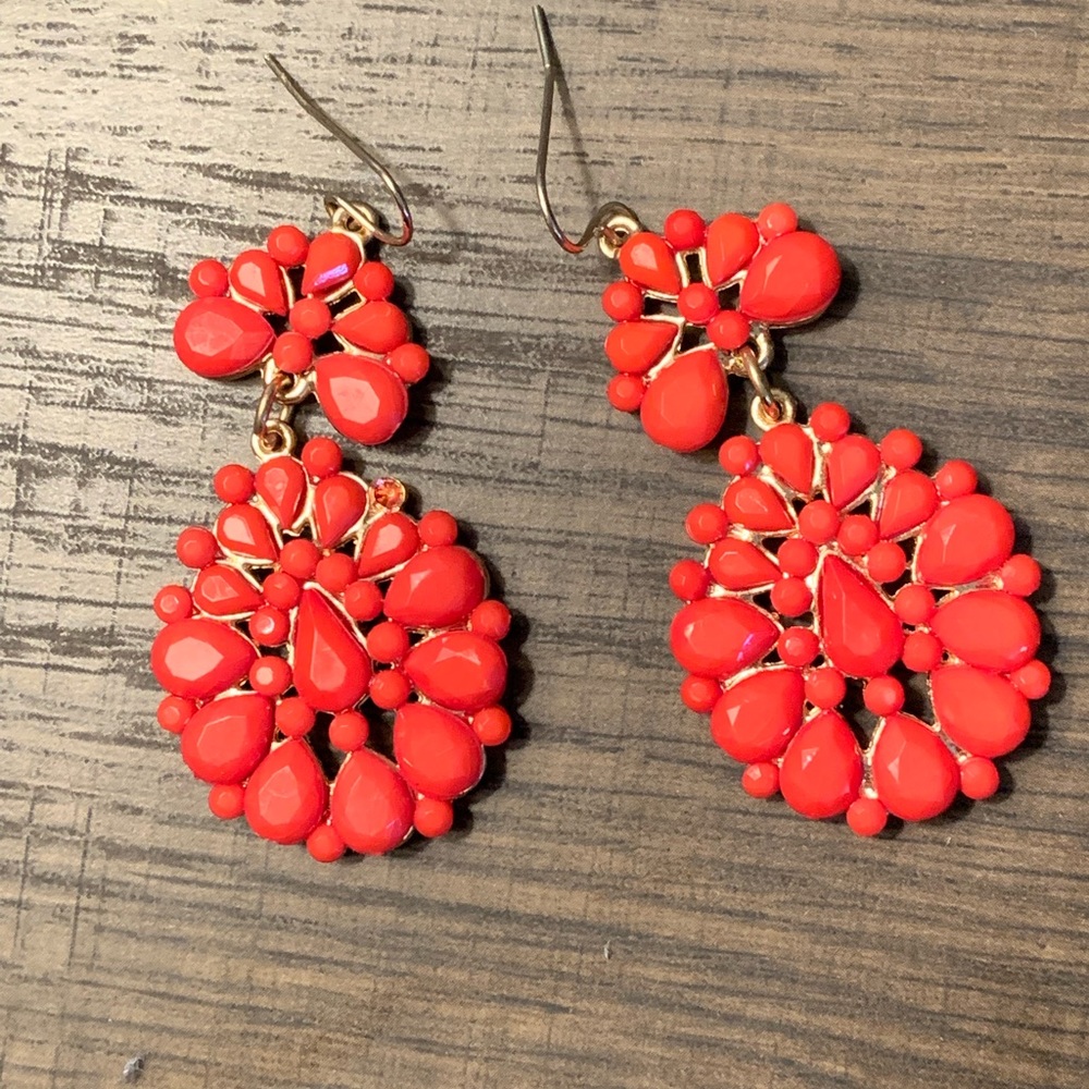 Three Pairs of Dangle Dressy Earrings